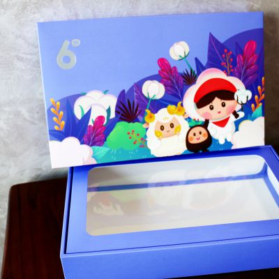 Printed Logo Custom Paper Box Packaging Gift Boxes Hand-made Gift Box