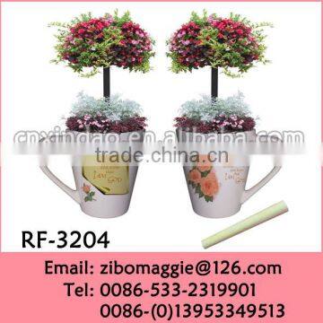 Wholesale New Plain White Elegant Designed Porcelain Flower Vase