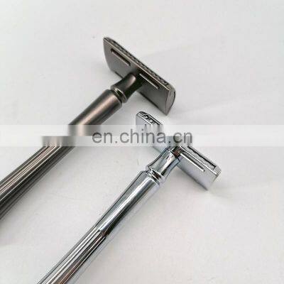 High Quality Men's Safety Shaving Razor Wholesale Hotsale Double Edge Blade Stainless Steel Men Personal Care Zinc Alloy photo-3
