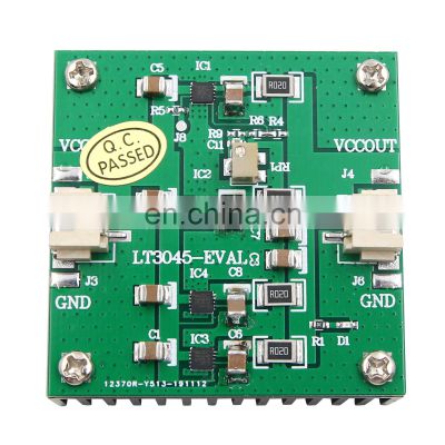 4PCS LT3045 2A Module Single Power Supply Module Linear RF Regulator Board Low Noise with Heat Sink