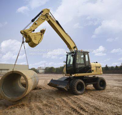 Earth-moving machine excavator hydraulic wheel excavator