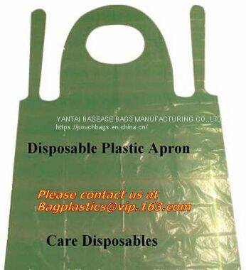 Aseptic Blue Plastic Disposable Apron for Doctor Checking,Disposable Aprons PE Medical Doctor Apron,PE Apron For Doctor photo-3