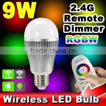 colorful wifi lighting led light bulb with Mi.light Color Temperature Adjustable with Android & IOS WiFi Remote Controlling APP