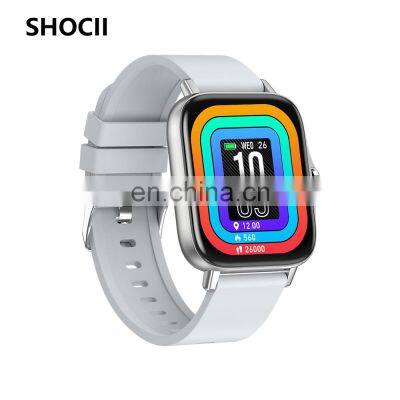 Custom New fashionable 1.7 inch sports mode wristband message notification fitness tracker Android ios smart watch T42