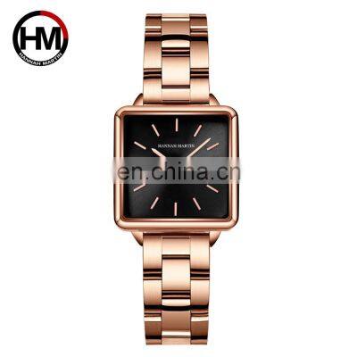 HANNAH MARTIN 108 Business Ladies Japan Quartz Movt Custom Logo Watch Stainless Steel Life Waterproof Wristwatches Luxury Watch photo-2