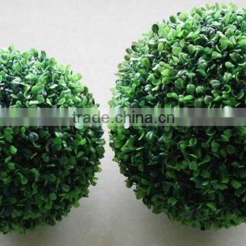 2015 green color artificial topiary boxwood ball