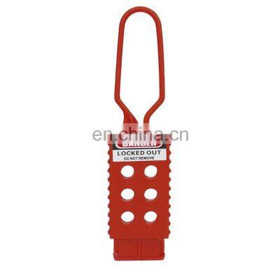 Super September High Quality Insulation Nylon Hasp Lock Safety Lockout With Logo