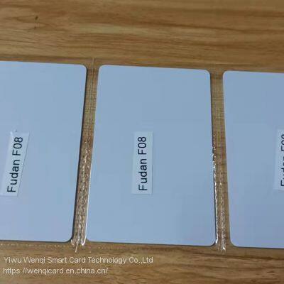 F08/Fudan FM11RF08 /13.56Mhz/High Quality/ISO Size（85.5*54*0.8mm）S50 PVC CARD/RFID Card photo-3
