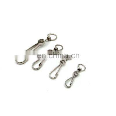 JRSGS Customized High Quality Stainless Steel Swivel Snap Lanyards Zipper Hanging Buckle Keychaine Keyring Accessory photo-4