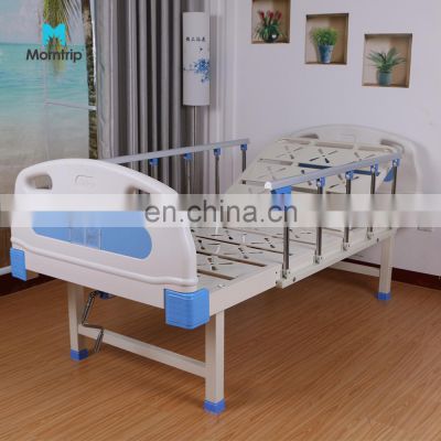 ABS Head Board Single Crank Patient Manual Operated Immovable Hospital Bed