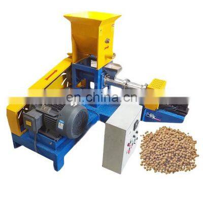 floating fish feed pelleting machine low price fish feed extruder for small farm