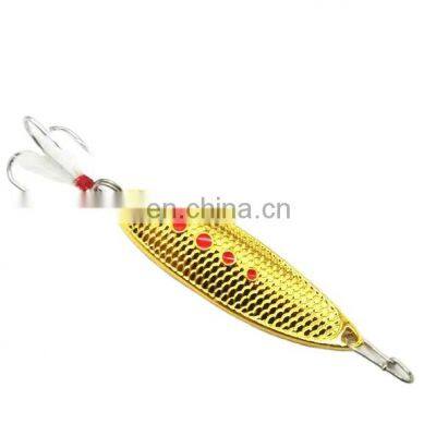 Byloo Metal Spinner Spoon Fishing Tackle Bass Lures Hard Baits Sequin Noise Paillette Feather Treble Hook Fish Tackle 3/5/7/10g photo-3