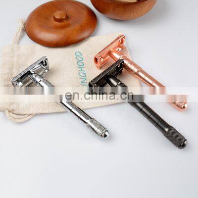 High Quality Customized Double Edge Blade Safety Razor Butterfly Razor photo-3