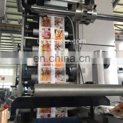 UTR320-2 Two Color Single Side Self Adhesive Roll to Roll Label Flexo Printing Machine With Ceramic Anilox photo-5
