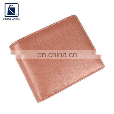 Fashion Style Nickle Fitting Good Quality Attractive Pattern Genuine Leather Men Wallet from Indian Exporter