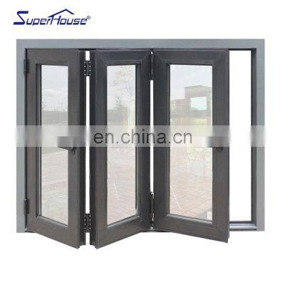 Australia Standard Hot Sale Folding Patio Windows Aluminum Interior Bi-Fold Window