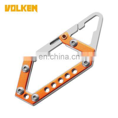 New Outdoor Multi-functional Climbing Hook Outdoor Travel Accessories Stainless Steel Portable Key Ring