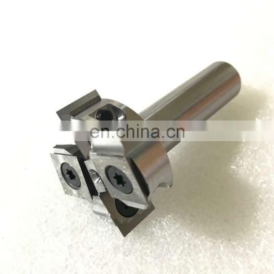 LIVTER replaceable insert blade spoilboard 1-1/2'' Dia. x 1/2'' H x 1/2'' Shank face milling cutter surfacing router bit