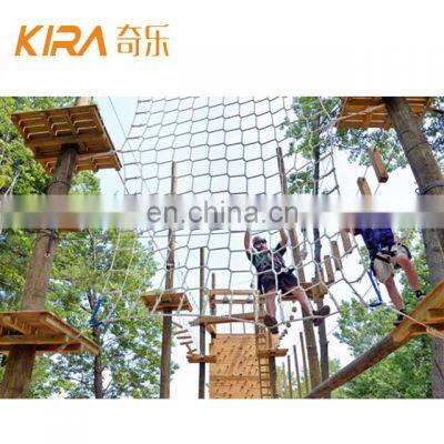 China Attractions Rope Course Outdoor Obtacle Challenging Ropes Adventure Playground Equipment photo-3