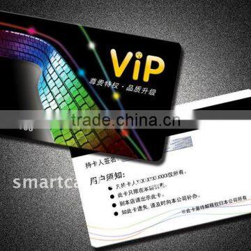 Hico magnetic strip card