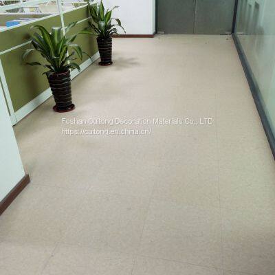 Marble vinyl floor tile cement floor office block plastic floor mat Guangdong plastic floor factory