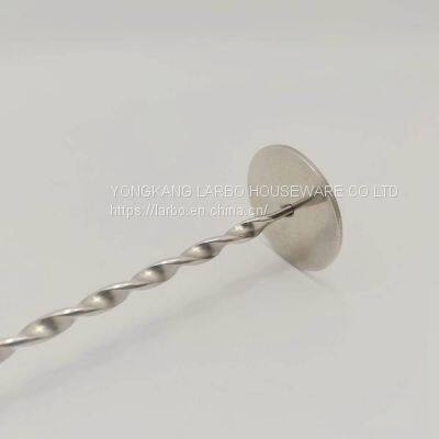 28cm Stainless Steel Bar Mixing Spoon Wholesale Price photo-4
