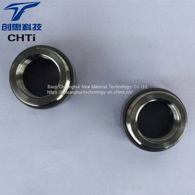 Spot supply of Chuanghui TC4 titanium alloy gray nut mechanical accessories for customized processing of irregular parts