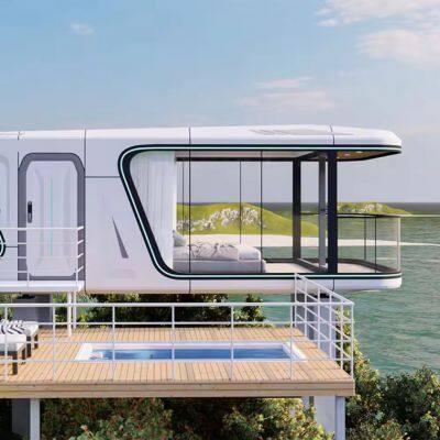 Custom Space Capsule Container House Prefab Capsule House Capsule House Hotel