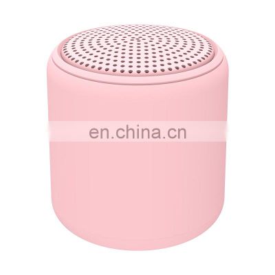 New Arrival Amazon Top Seller HD Sound Multi-colors Metal Mini Cute Music Portable Wireless Speaker