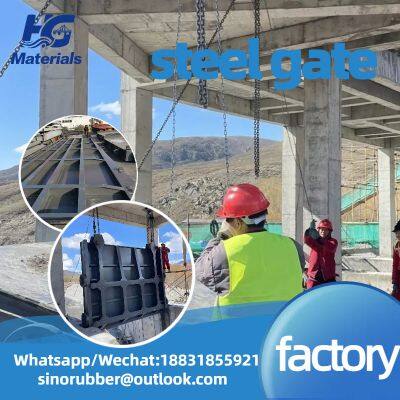 Steel gate manufacturer, flat fixed-wheel steel gate, sluice gate Z26 used for water plants