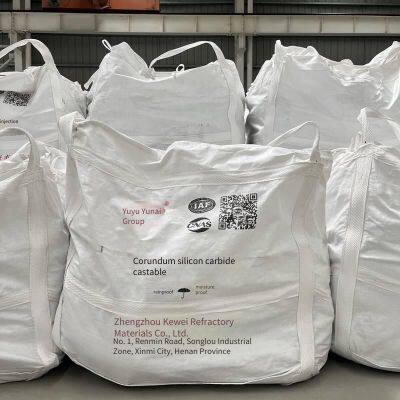 Corundum Silicon Carbide Castable, High-temperature Stability, High-strength Wear Resistance, Corrosion Resistance, Oxidation Resistance, Anti-seepage, Unshaped Material photo-4