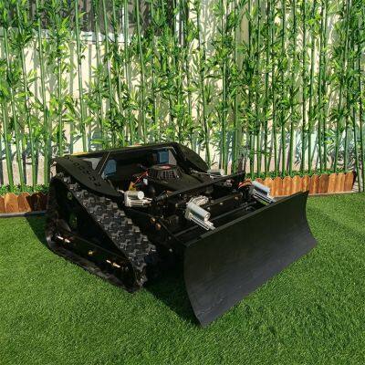 Industrial Grade 9Hp EPA Approved Single Cylinder Gasoline Engine Small Size Light Weight Remote Operated Steep Slope Mower