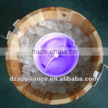 4QT ORIGINAL WOODEN BUCKET ICE CREAM MAKER photo-5