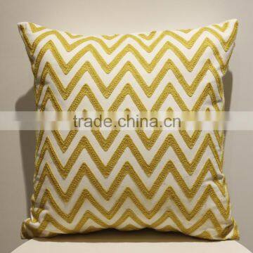 2016 fashion eco-friendly cushion cover hand embroidery design