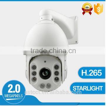Weatherproof IP 66 20X Zoom IP Security PTZ 2.0MP HD Starlight Full Color Starlight IR wdr 120dB High Speed Dome CCTV Camera