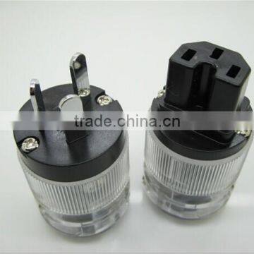 Reliable structure UL Listed Australia loudspeaker plug/New-zealand speaker plug/fashion sound speaker plug