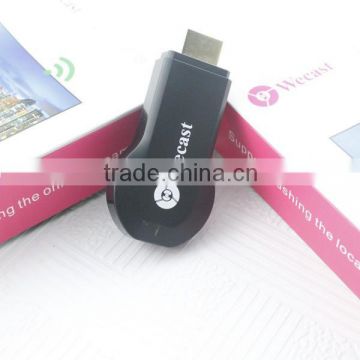 2015 New Arrival 1080P wecast wireless display dongle android Miracast dongle NO need EZcast driver