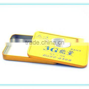 two pieces tin box for battery, tin battery cases,miniature tin boxes