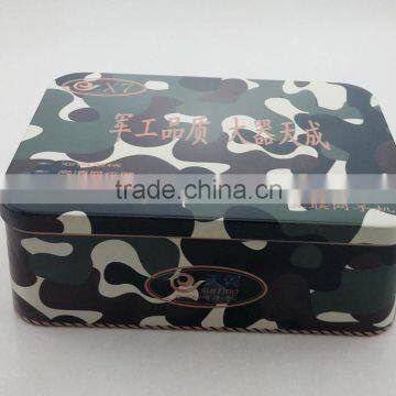 Wholesale rectangular metal tin box for lunch