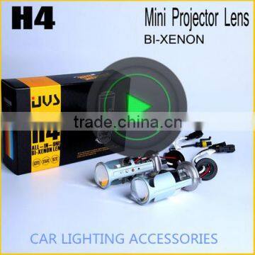 hid bi xenon projector lens light ,12V 35W H4 Pro Lens, HID Xenon H/L Lamp, Car H4 light, H4 Mini Projector Lens Light wholesale