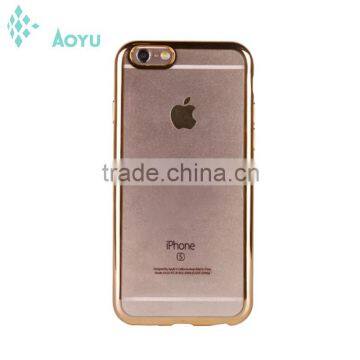 TPU Scratch Resistant Soft Shell Plating Phone Case for Iphone 6s photo-3