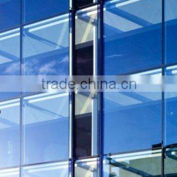 Reflective glass sheet for curtain wall