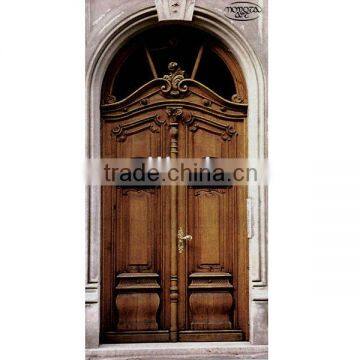 Unique wooden renaissance carved doors reproduction