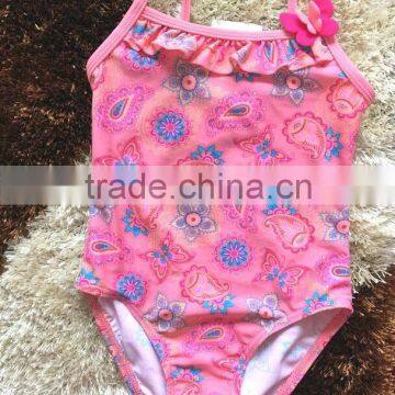 one piece colored children swimwear for promotional,kids swimsuit,baby swimsuit ,girls swimwear