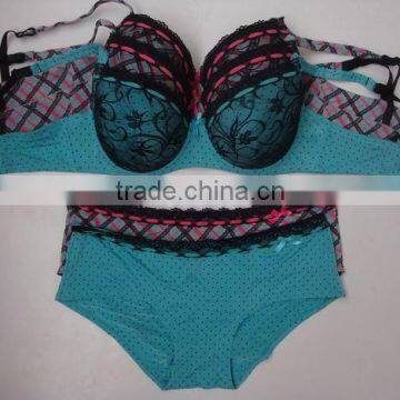 Fashion Plus Size Bras Set,sexy Lace Women Bra Panty Set