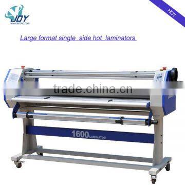 Cheapest JOY1600 Large Format Single Side Hot Laminator with CE for indoor and outdoor advertisement