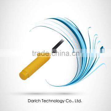 Plastic Tubular M12 / Shielded / DC 10-30V / DC 3-wire / Sensing 2mm / DM-1202 Series / Cylindrical Inductive Proximity Sensors