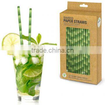 Creative Bamboo Paper Straws