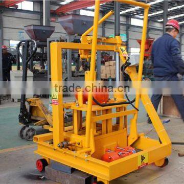 Mini Manul Movable Hollow Cement Block Making Machine QT40-3C photo-2