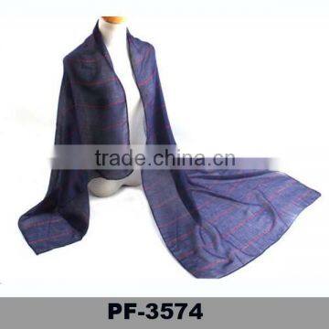 2016 Fashion Custom Shading Silk Voile Scarf For Beautiful Women Decoration And Wear